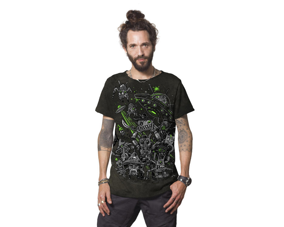 abstract alternative man shirt